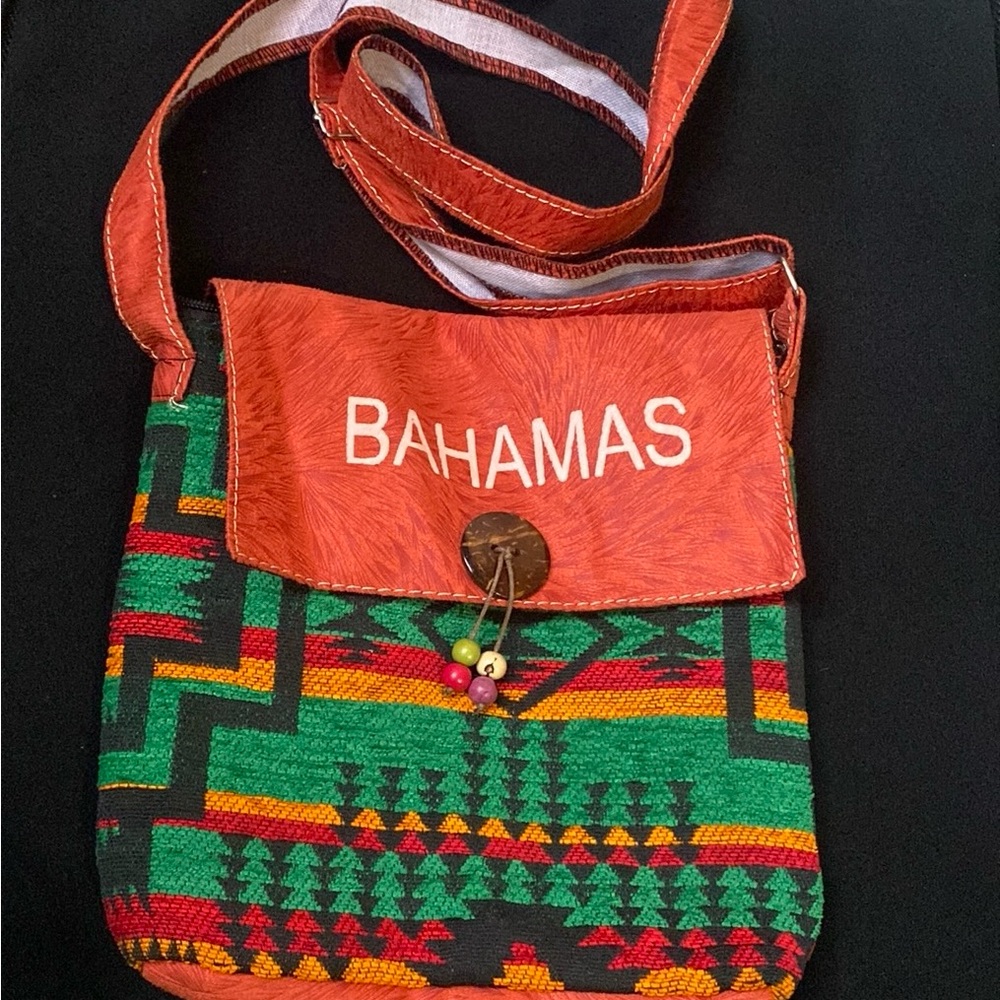 USED Bahamas Crossbody Colorful Bag
